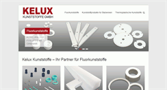 Desktop Screenshot of kelux-kunststoffe.de