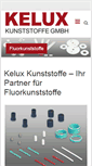 Mobile Screenshot of kelux-kunststoffe.de