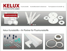 Tablet Screenshot of kelux-kunststoffe.de